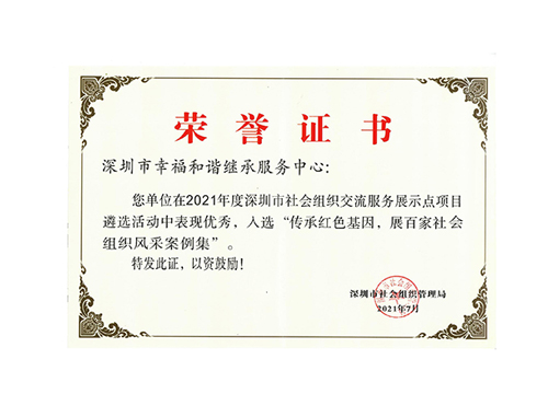 2021年_传承红色基因，展百家社会组织风采案例