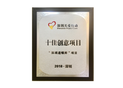 “感动深圳·关爱行动” 市级表彰